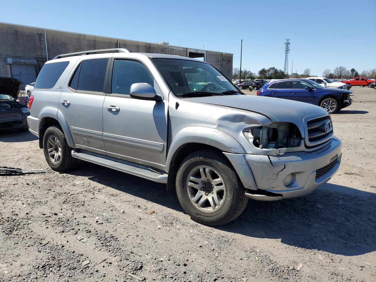 2004 Toyota Sequoia VIN 5TDBT44A74S211466 Copart auction photo, front end damage thumbnail 4