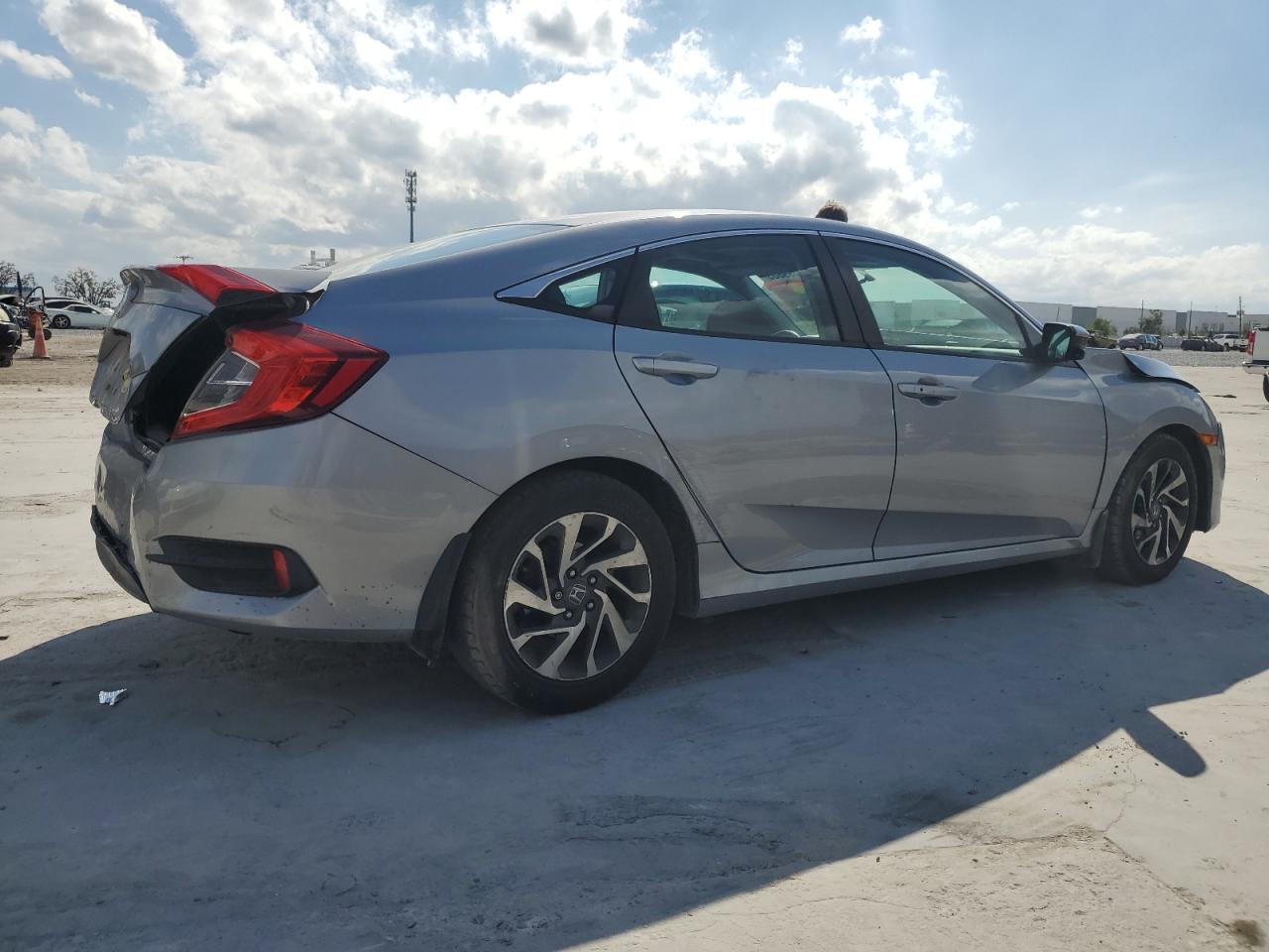 2016 Honda Civic VIN 2HGFC2F7XGH524927 Copart auction photo, rear end / front end damage thumbnail 3