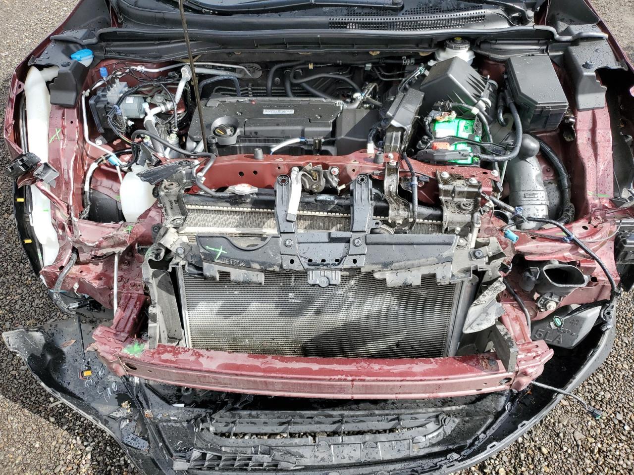 2016 Honda CR-V VIN 2HKRM4H52GH680922 Copart auction photo, front end damage thumbnail 12