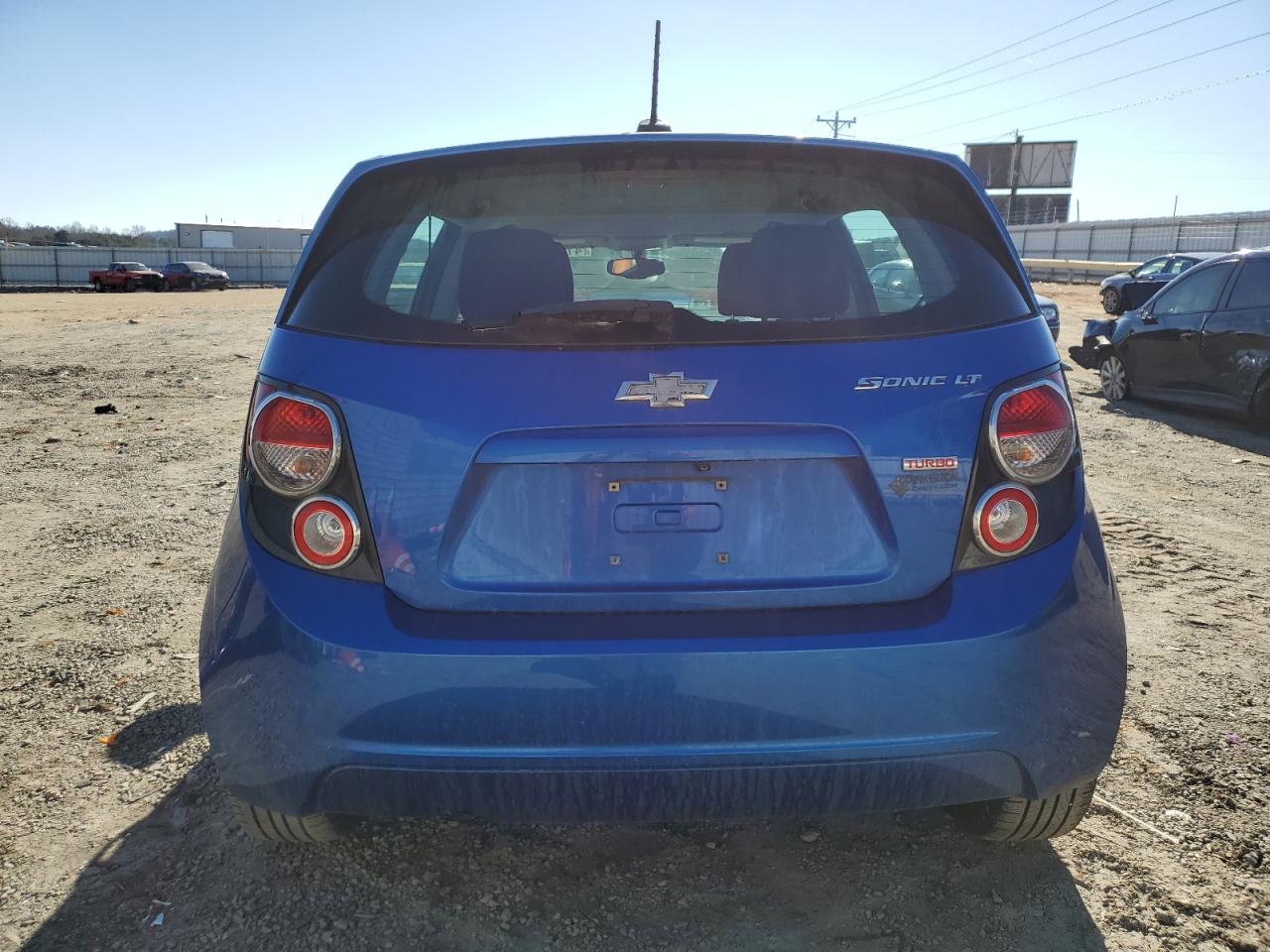 2016 Chevrolet Sonic VIN 1G1JC6SB0G4175731 Copart auction photo, all over / undercarriage damage thumbnail 6