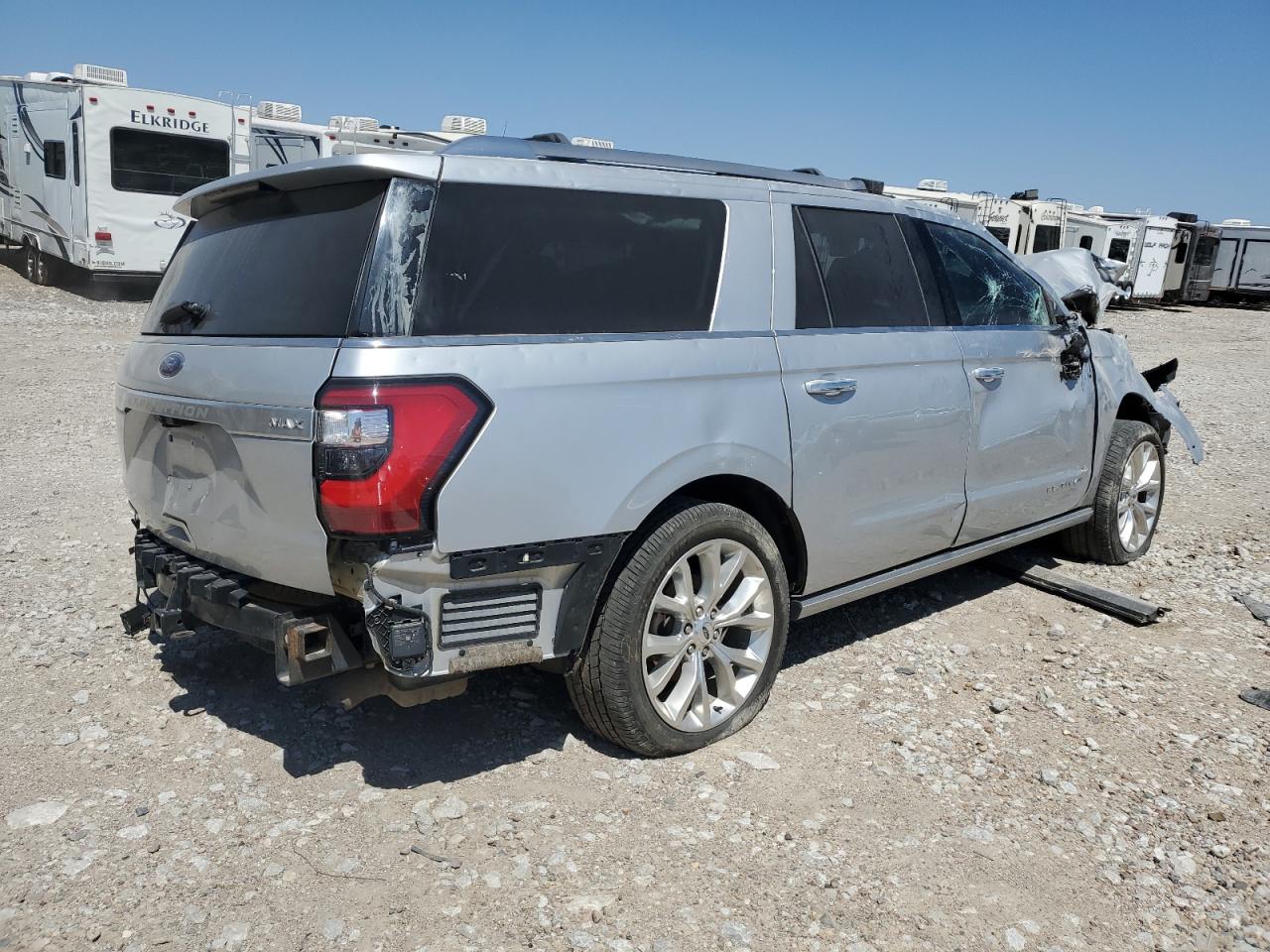 2019 Ford Expedition VIN 1FMJK1MTXKEA11808 Copart auction photo, rollover / hail damage thumbnail 3