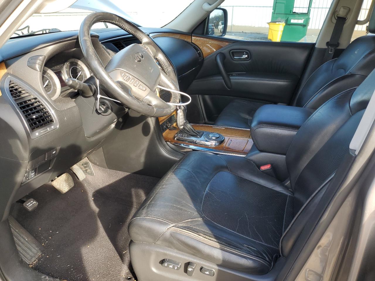 2013 Infiniti QX56 VIN JN8AZ2NFXD9530842 Copart auction photo, front end damage thumbnail 7