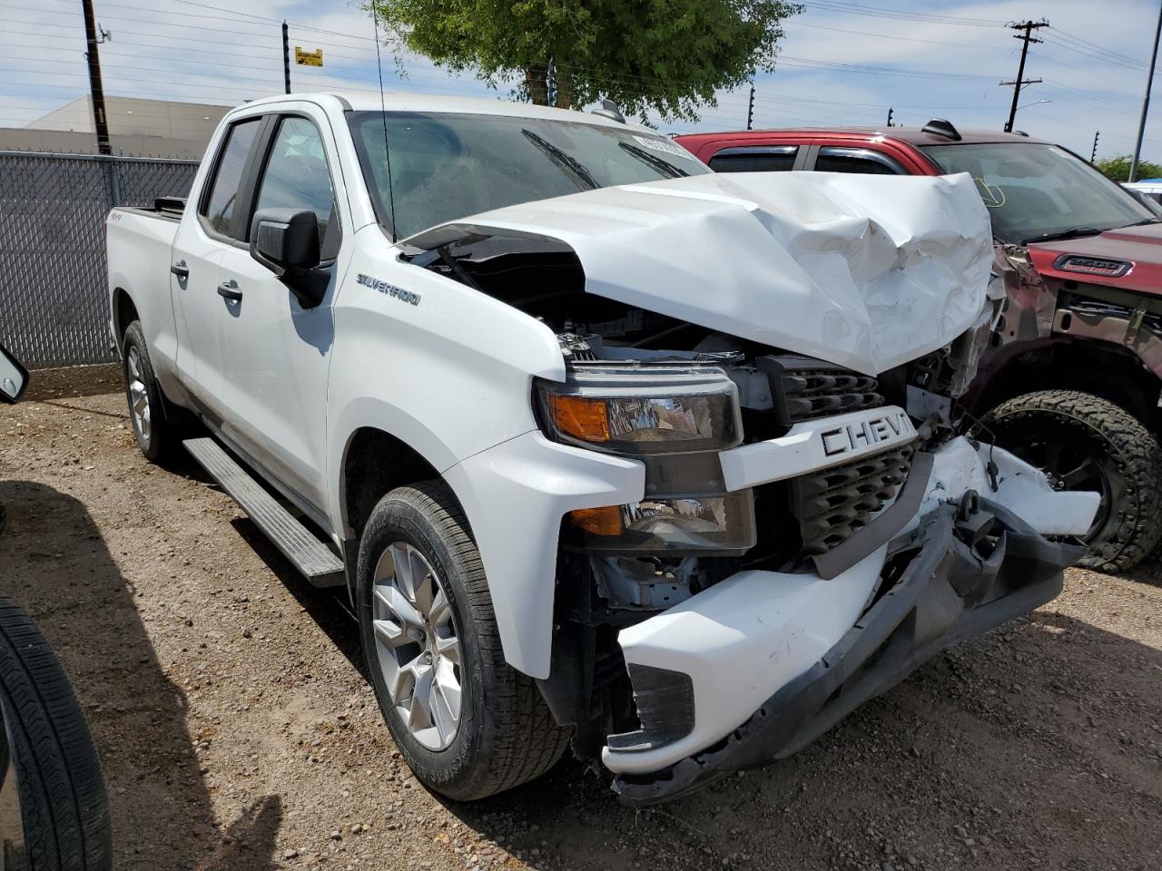 2021 Chevrolet Silverado VIN 1GCRYBEH0MZ150234 Copart auction photo, front end damage thumbnail 4