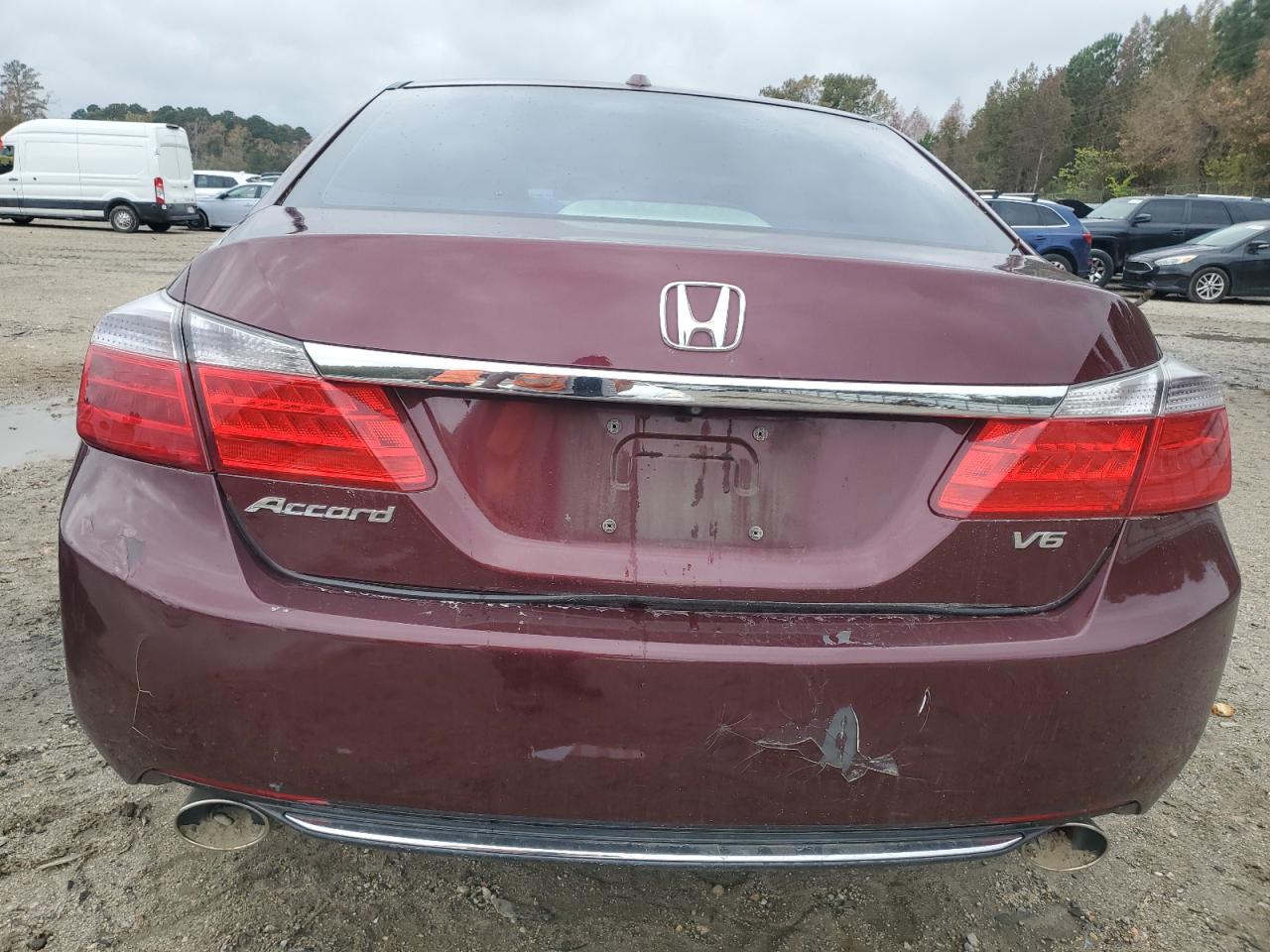 2014 Honda Accord VIN 1HGCR3F8XEA000379 Copart auction photo, front end damage thumbnail 6