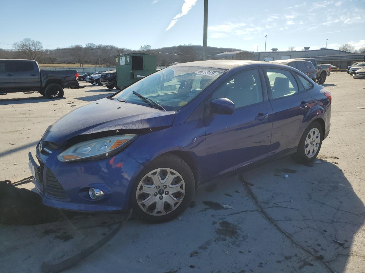 2012 Ford Focus VIN 1FAHP3F24CL456259
