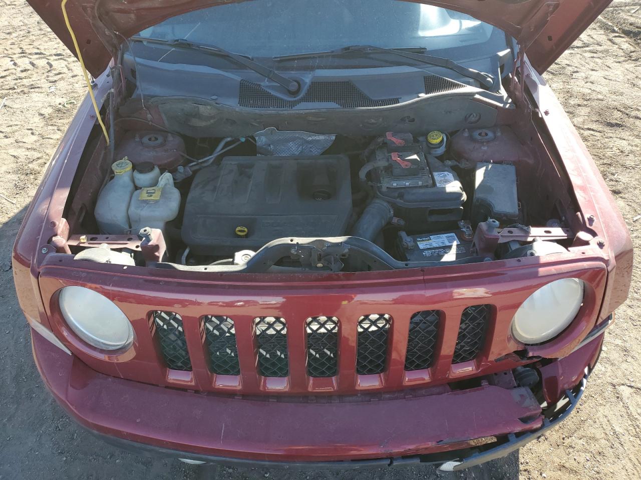 2013 Jeep Liberty (Patriot) VIN 1C4NJRBB5DD201266 Copart auction photo, front end damage thumbnail 12