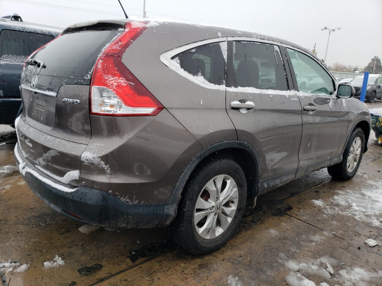2014 Honda CR-V VIN 2HKRM4H57EH630448 Copart auction photo, hail / side damage thumbnail 3