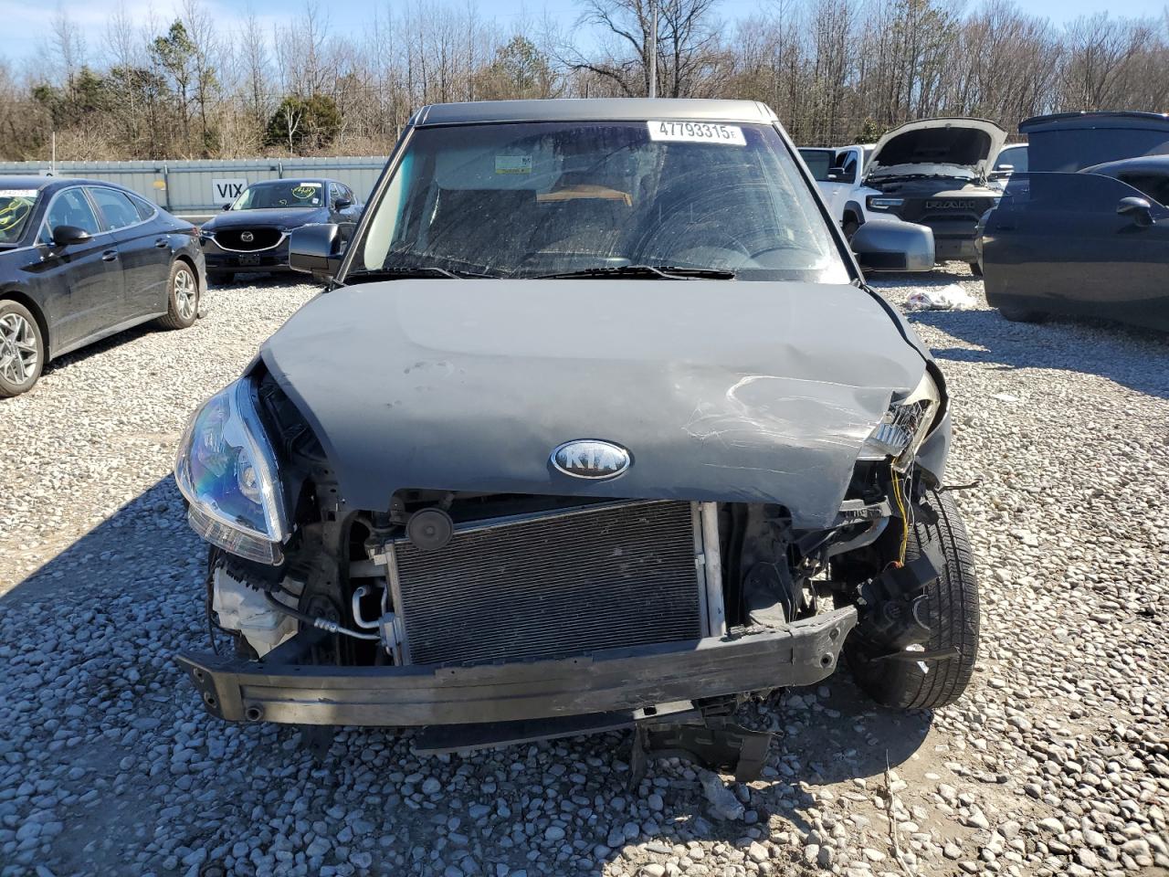 2013 KIA Soul VIN KNDJT2A5XD7622491 Copart auction photo, front end / all over damage thumbnail 5