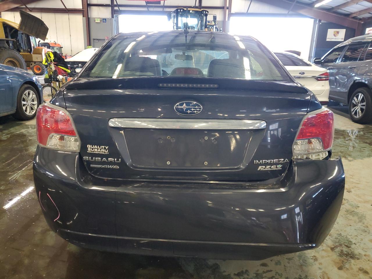 2013 Subaru Impreza VIN JF1GJAH69DH016933 Copart auction photo, front end / rear end damage thumbnail 6