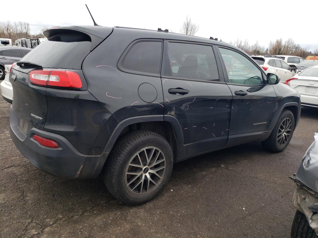 2014 Jeep Grand Cherokee VIN 1C4PJMAB4EW272977 Copart auction photo, front end damage thumbnail 3