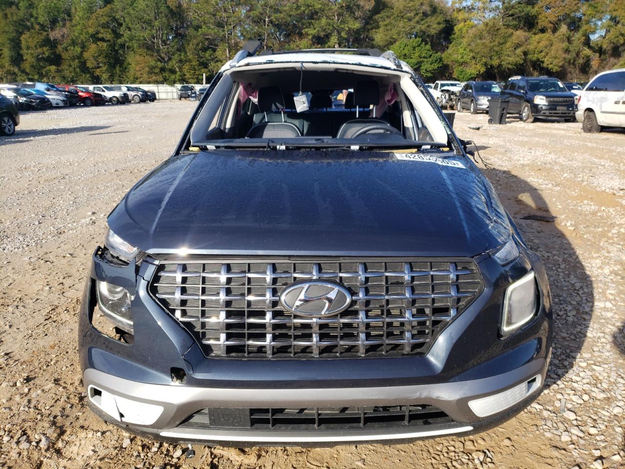 2021 Hyundai Venue VIN KMHRC8A37MU096211 Copart auction photo, rollover damage thumbnail 5