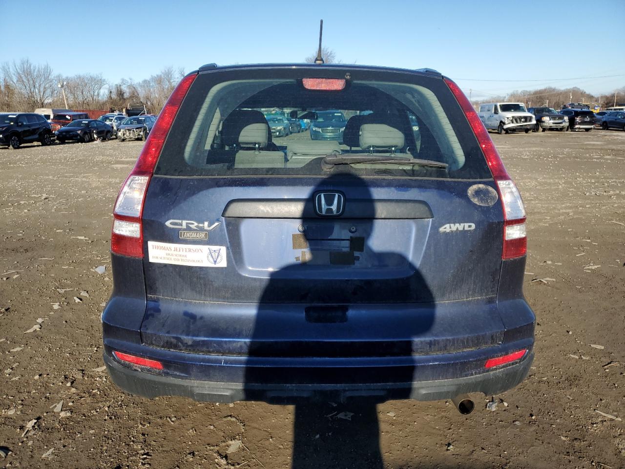 2011 Honda CR-V VIN 5J6RE4H37BL107217 Copart auction photo, front end / minor dent/scratches damage thumbnail 6