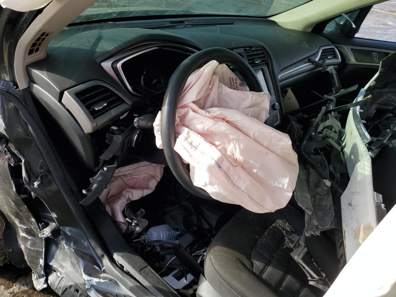 2020 Ford Fusion VIN 3FA6P0HD1LR124219 Copart auction photo, side / all over damage thumbnail 8