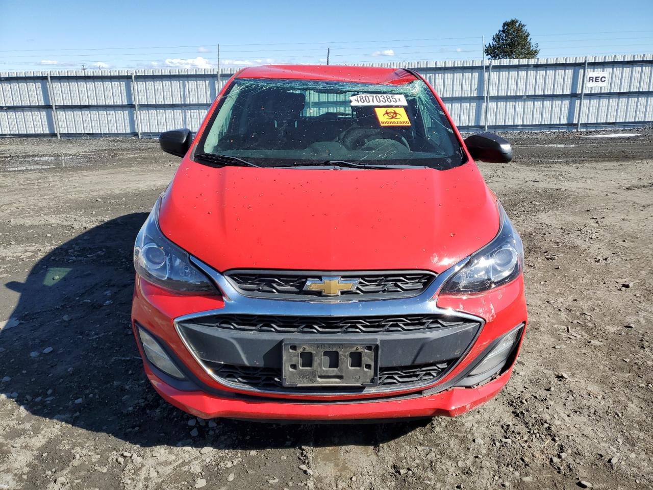2019 Chevrolet Spark VIN KL8CB6SA8KC791873 Copart auction photo, top/roof damage thumbnail 5