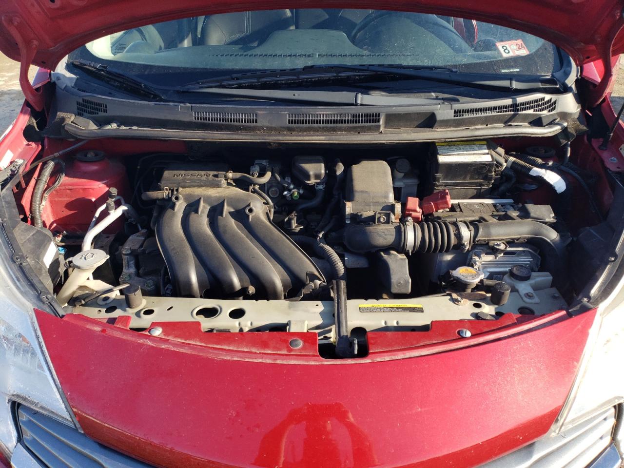 2014 Nissan Versa VIN 3N1CE2CP6EL437825 Copart auction photo, all over damage thumbnail 11