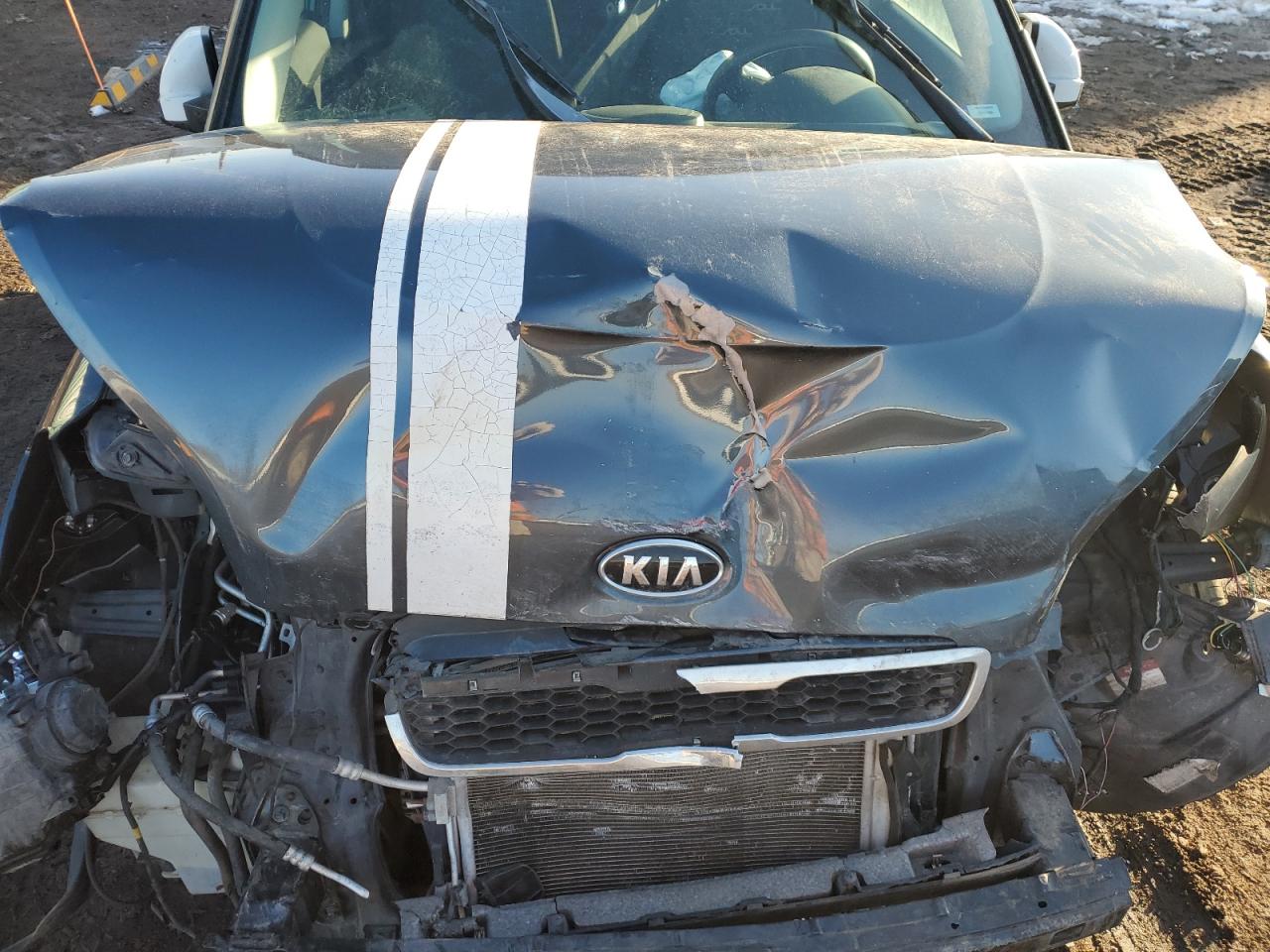 2010 KIA Soul VIN KNDJT2A27A7071406 Copart auction photo, front end damage thumbnail 12