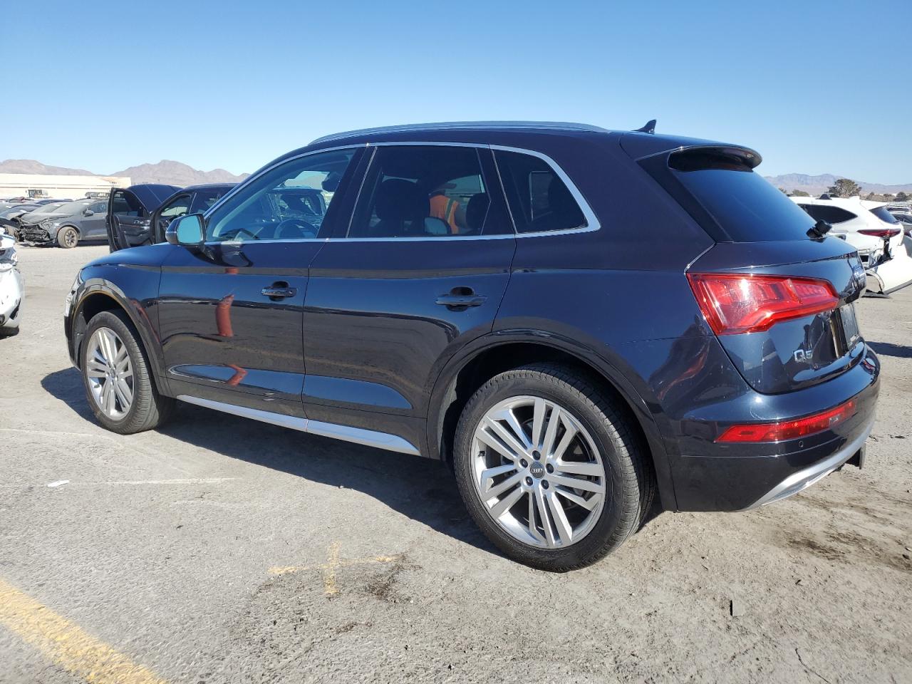 2018 Audi Q5 VIN WA1BNAFY0J2032444 Copart auction photo, side damage thumbnail 2