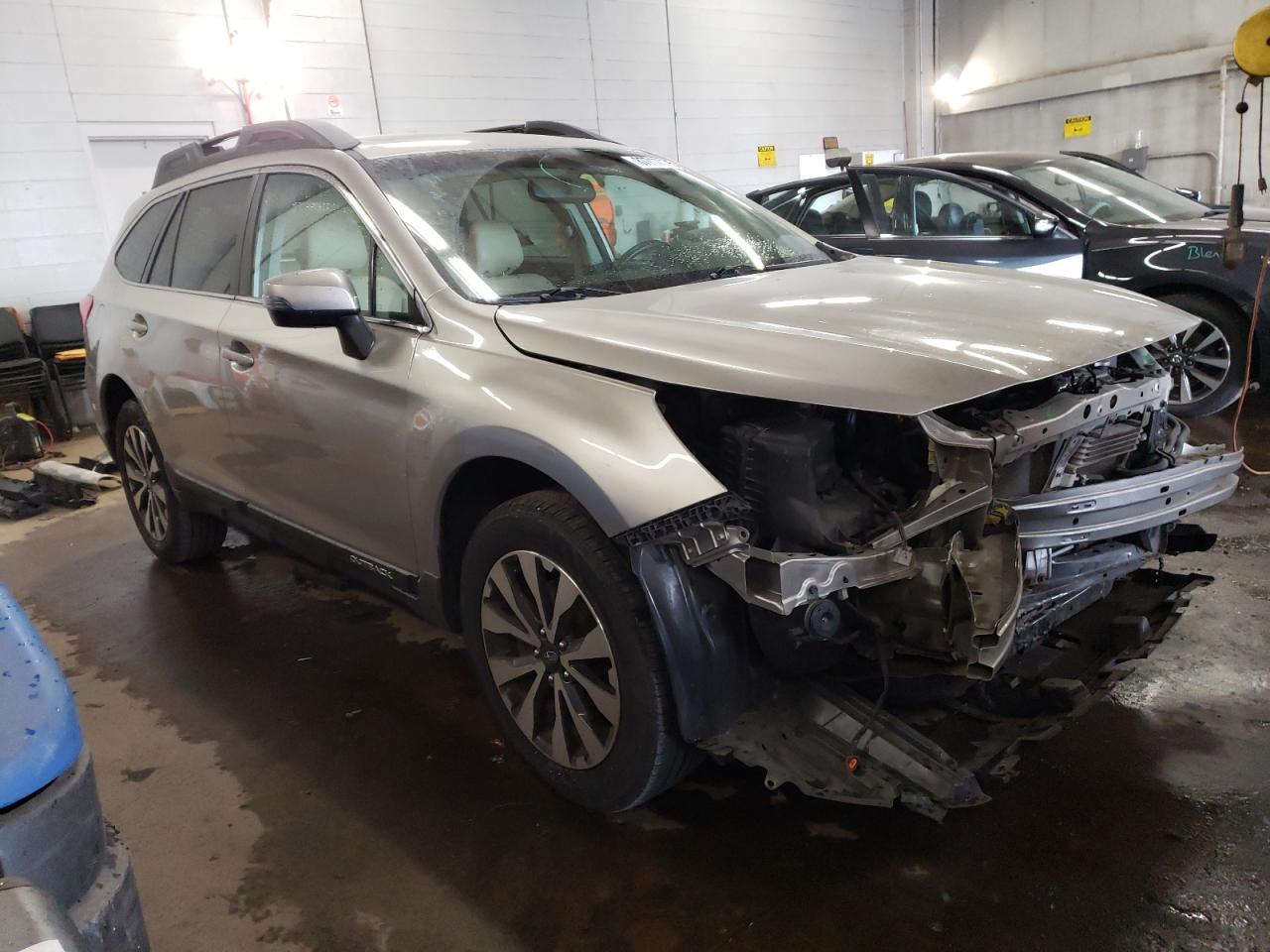 2015 Subaru Outback VIN 4S4BSBLC2F3316927 Copart auction photo, front end damage thumbnail 4