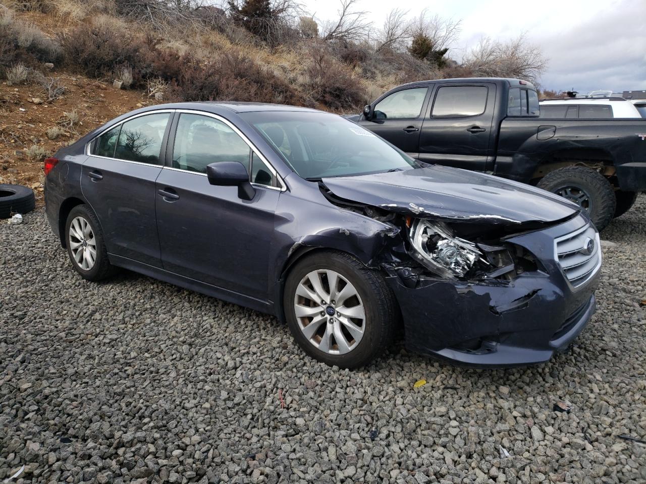 2015 Subaru Legacy VIN 4S3BNAE6XF3033625 Copart auction photo, front end damage thumbnail 4
