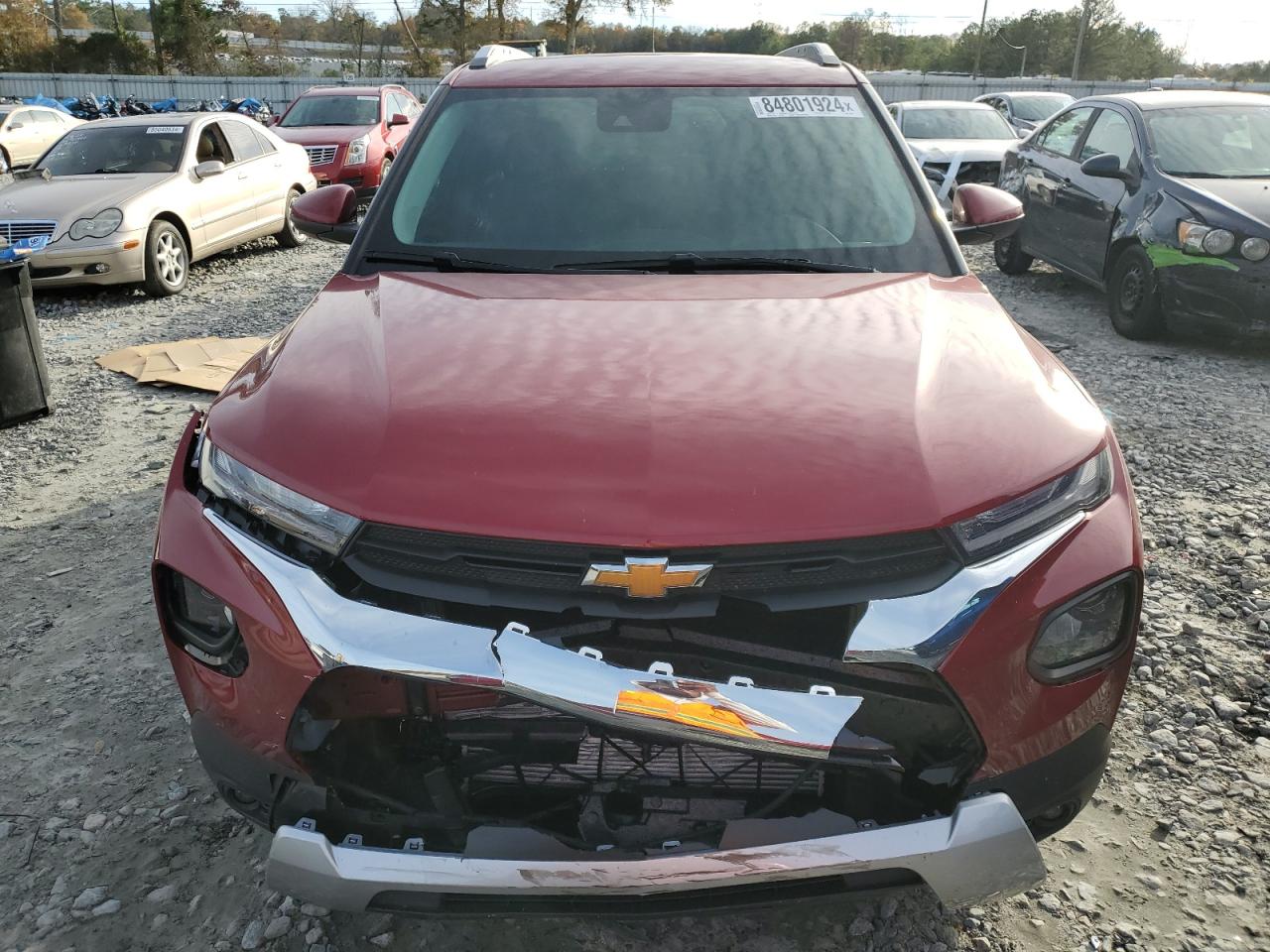 2021 Chevrolet TrailBlazer VIN KL79MRSL5MB144139 Copart auction photo, front end damage thumbnail 5