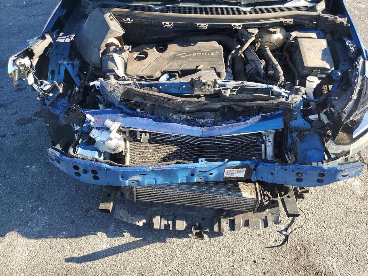 2017 Chevrolet Cruze VIN 1G1BE5SM8H7162218 Copart auction photo, front end damage thumbnail 12