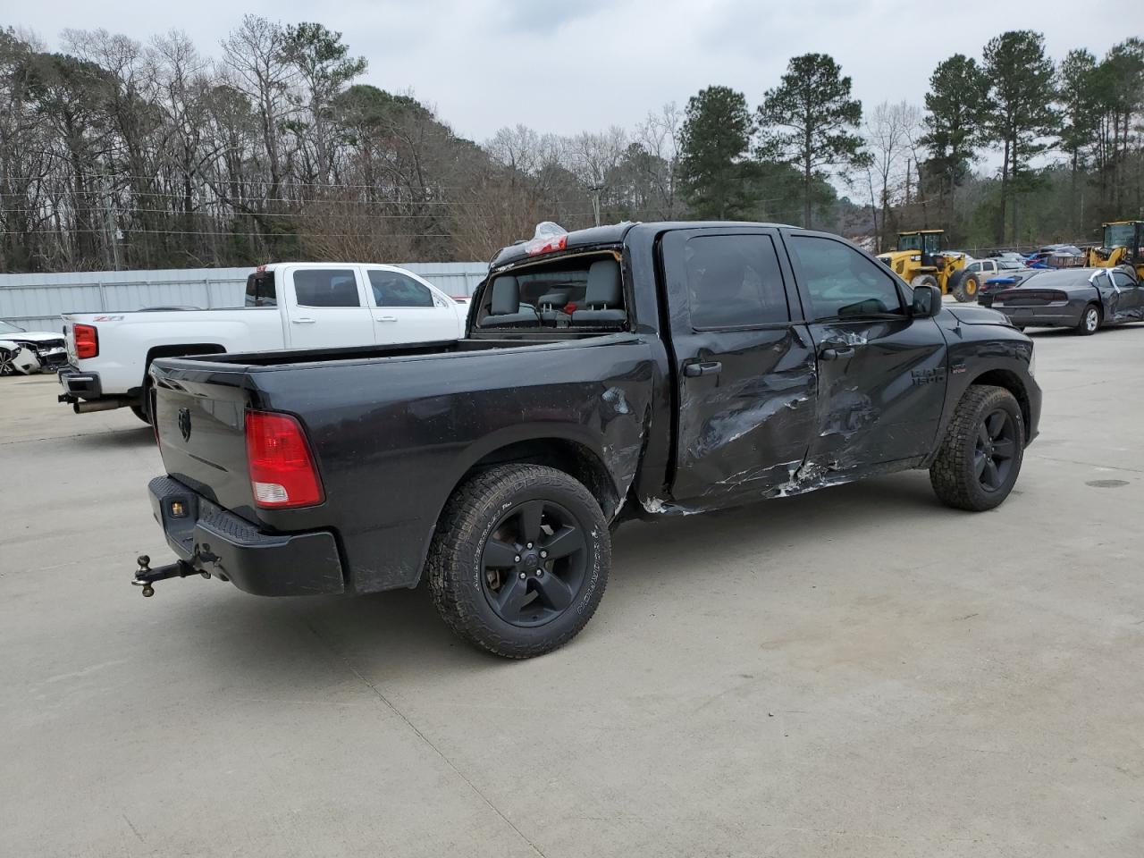 2017 RAM 1500 VIN 1C6RR6KT7HS855261 Copart auction photo, rollover damage thumbnail 3