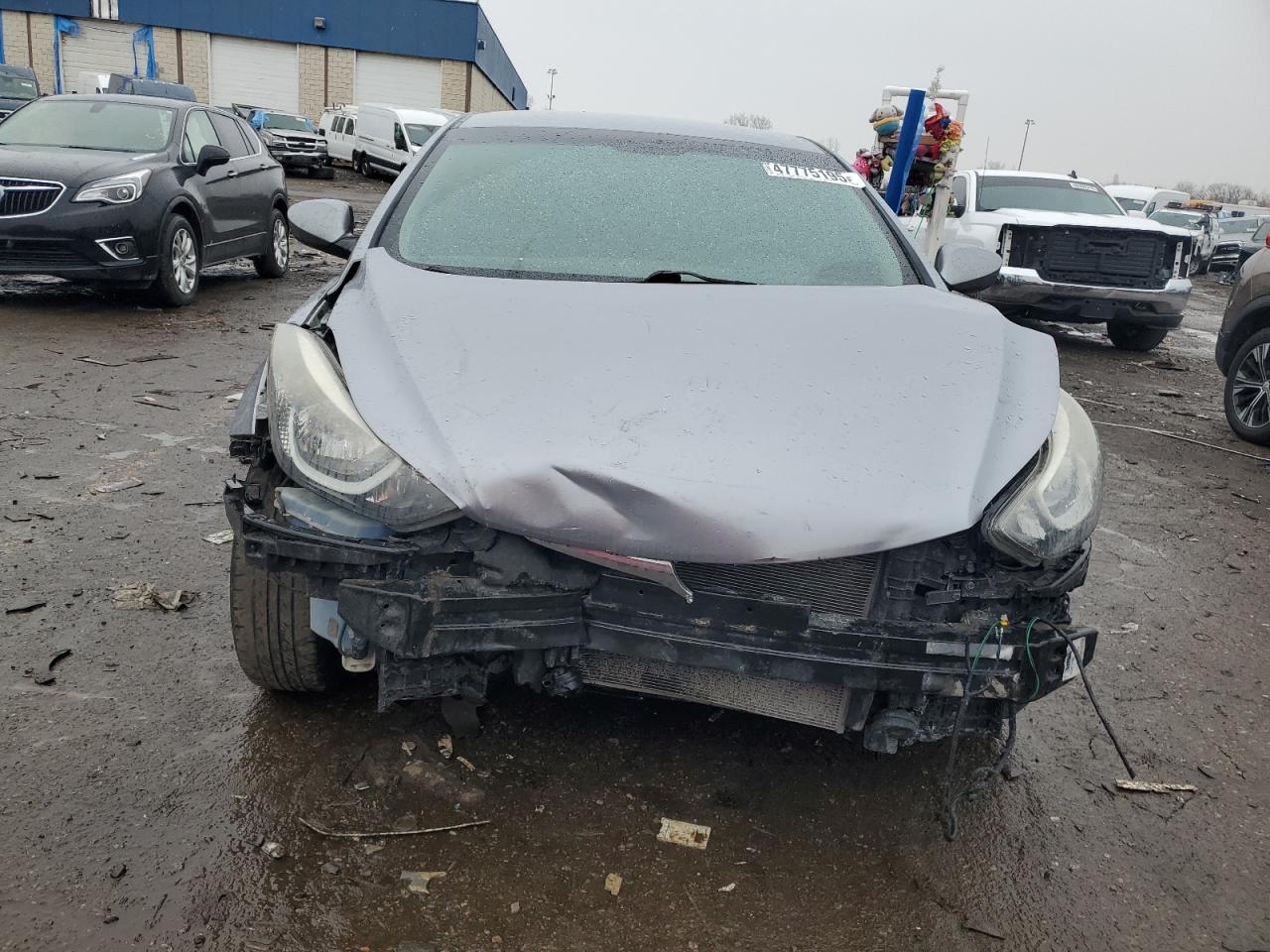 2015 Hyundai Elantra VIN 5NPDH4AE6FH652497 Copart auction photo, front end / rear end damage thumbnail 5