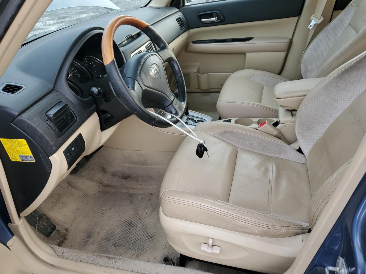 2008 Subaru Forester VIN JF1SG67658H720544 Copart auction photo, front end / side damage thumbnail 7