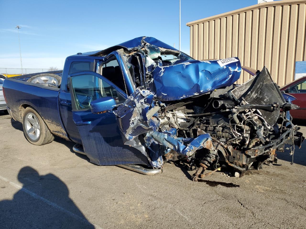 2010 Dodge RAM VIN 1D7RV1GTXAS172546 Copart auction photo, rollover damage thumbnail 4