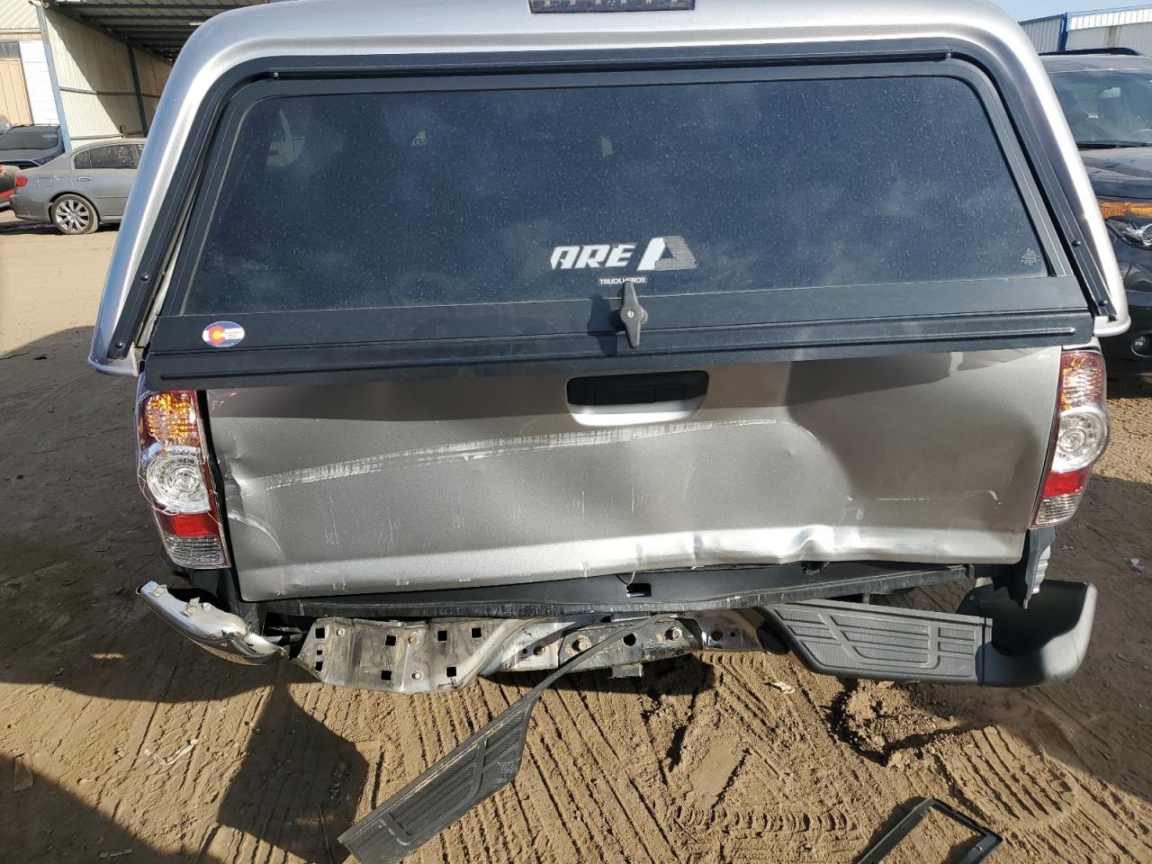 2014 Toyota Tacoma VIN 3TMLU4EN1EM158042 Copart auction photo, side damage thumbnail 6