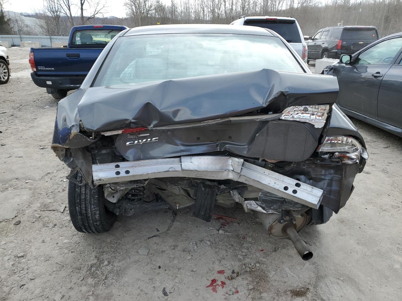 2010 Honda Civic VIN 2HGFA1F51AH569003 Copart auction photo, rear end / front end damage thumbnail 6