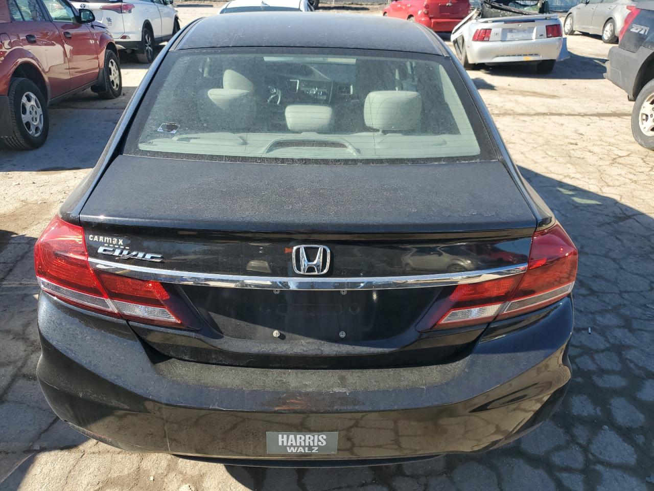 2013 Honda Civic VIN 2HGFB2F57DH599016 Copart auction photo, front end damage thumbnail 6