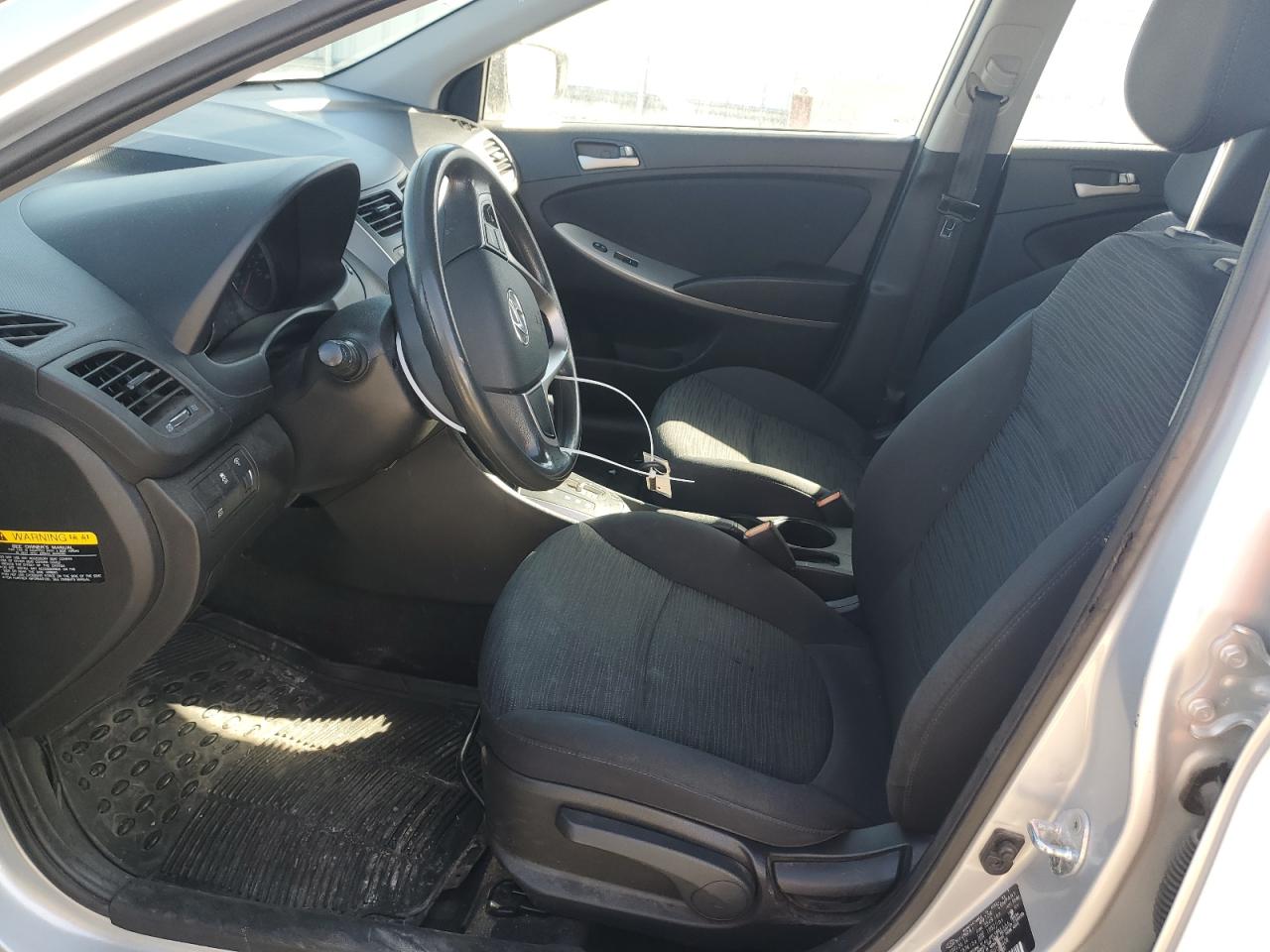 2015 Hyundai Accent VIN KMHCT5AEXFU199406 Copart auction photo, front end damage thumbnail 7