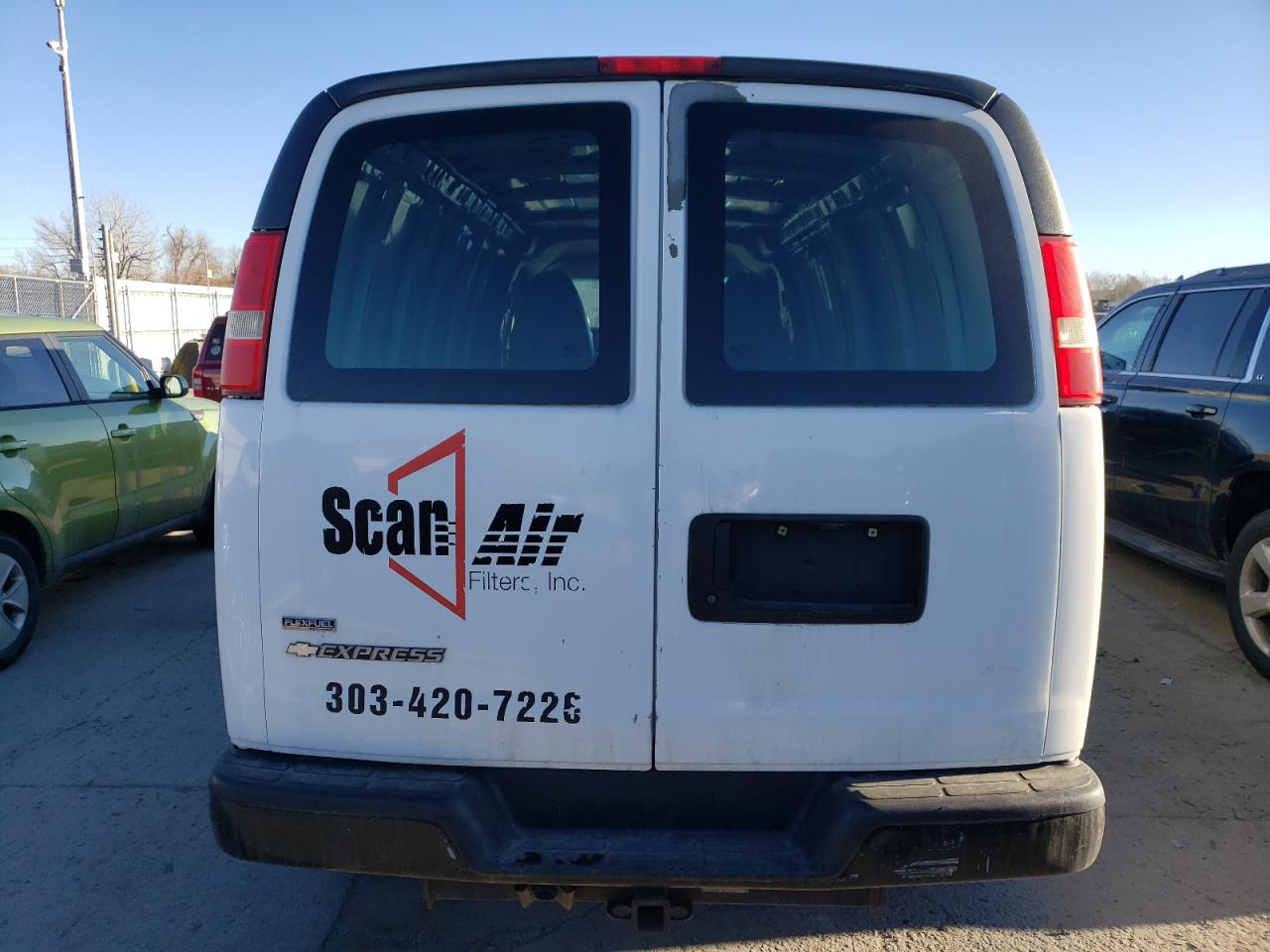 2010 Chevrolet Express VIN 1GCZGGBAXA1112852 Copart auction photo, front end / minor dent/scratches damage thumbnail 6