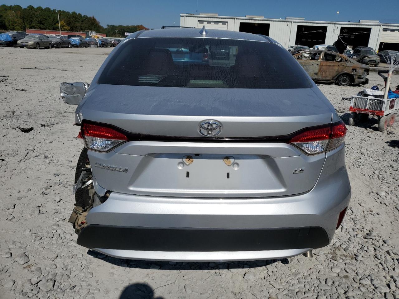 2021 Toyota Corolla VIN JTDHPMAE5MJ134812 Copart auction photo, rear end / side damage thumbnail 6