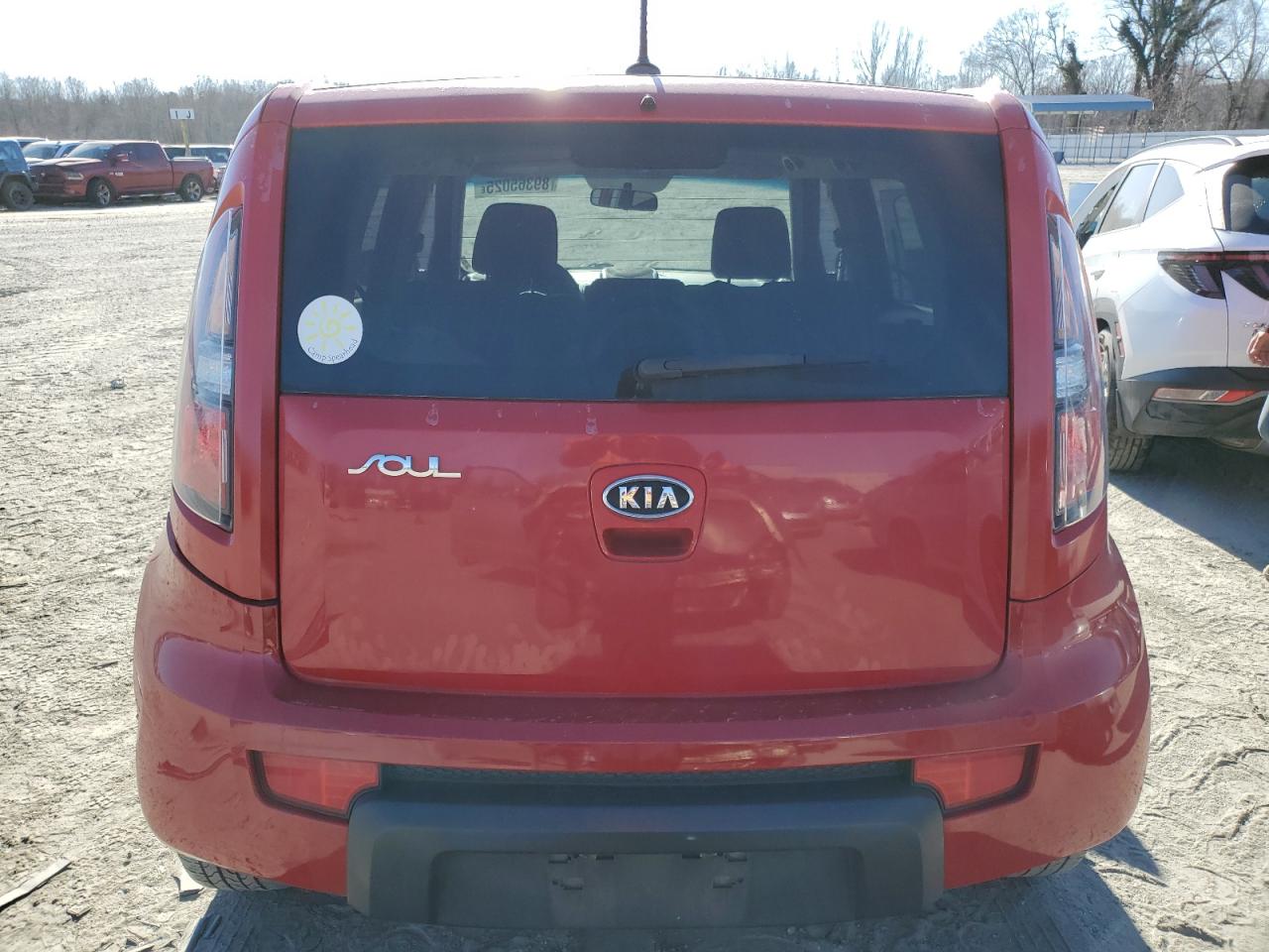 2010 KIA Soul VIN KNDJT2A20A7148276 Copart auction photo, side / front end damage thumbnail 6