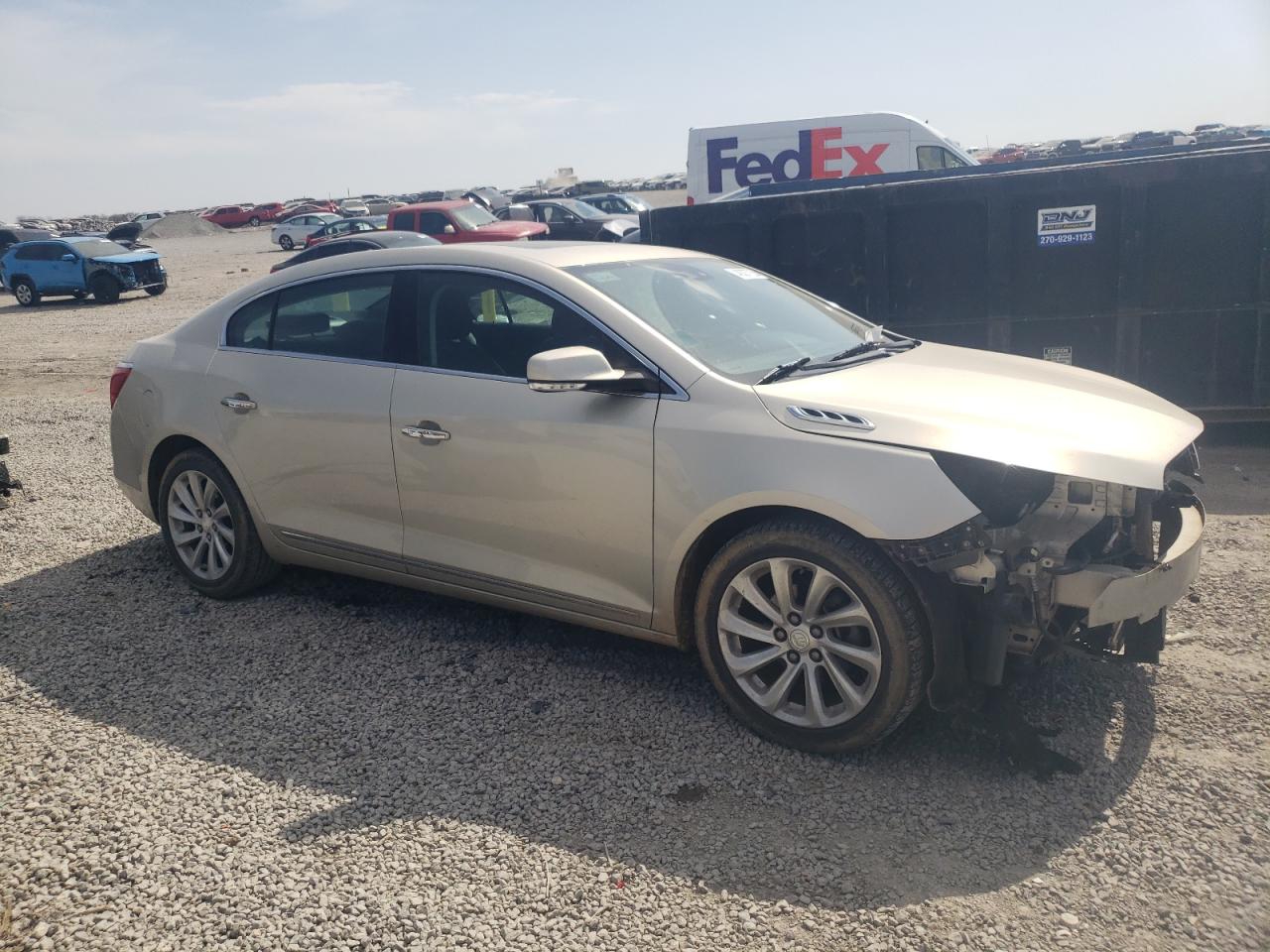 2014 Buick LaCrosse VIN 1G4GB5GR7EF223260 Copart auction photo, front end damage thumbnail 4