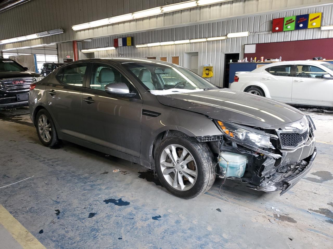 2013 KIA Optima VIN 5XXGN4A72DG107994 Copart auction photo, front end damage thumbnail 4