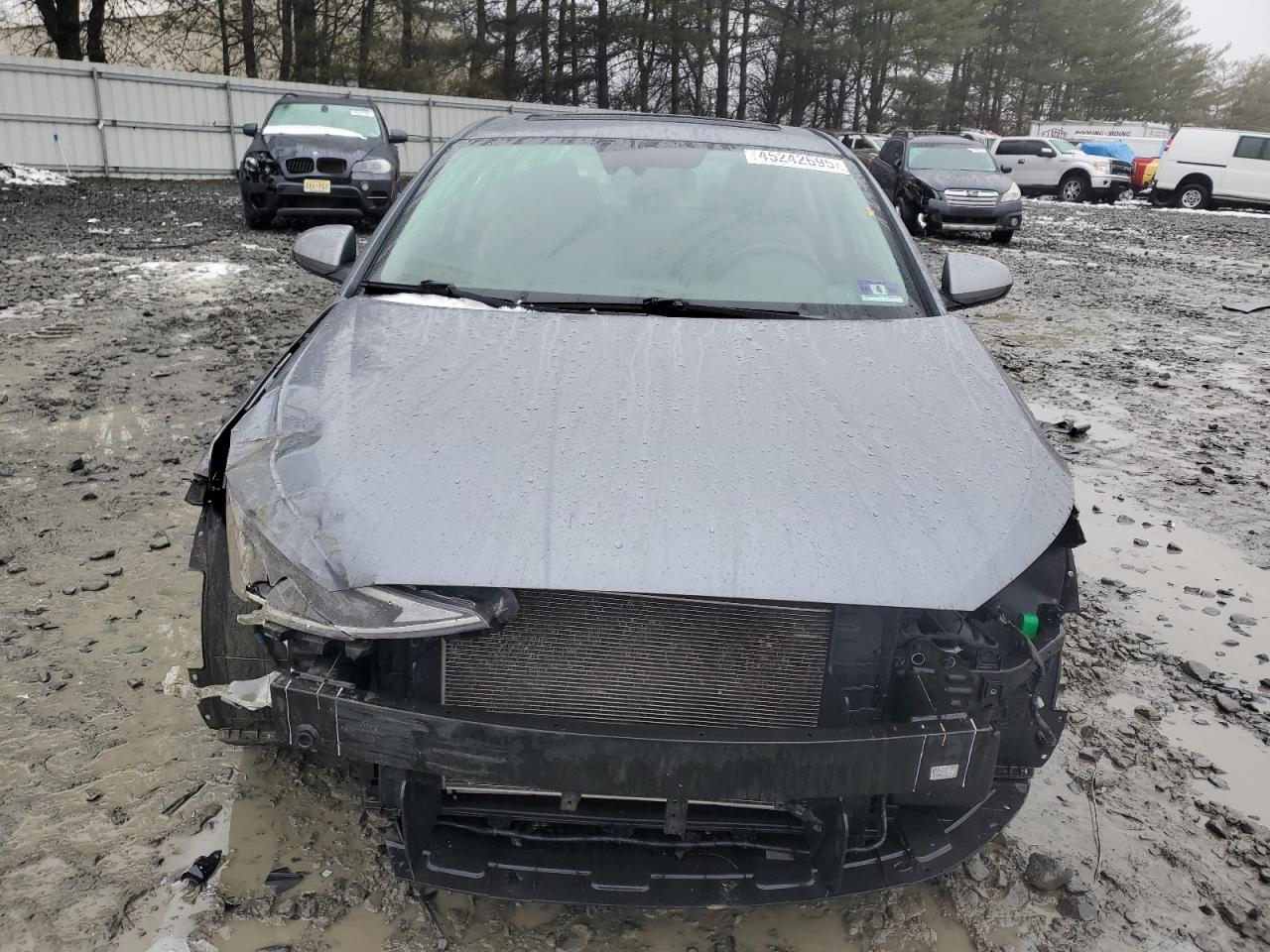 2019 Hyundai Elantra VIN KMHD84LF3KU833641 Copart auction photo, front end damage thumbnail 5
