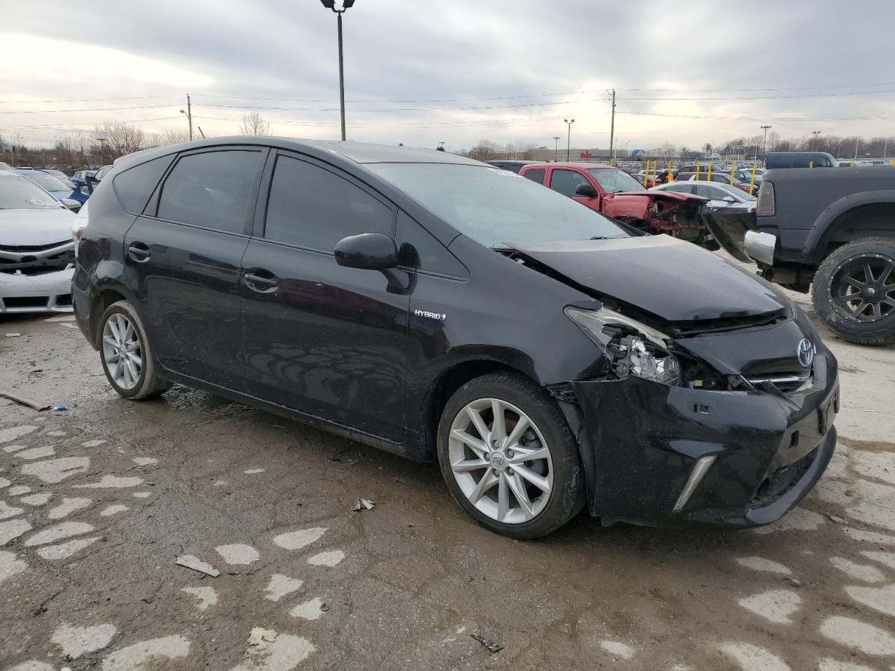 2012 Toyota Prius VIN JTDZN3EUXC3164381 Copart auction photo, all over / mechanical damage thumbnail 4