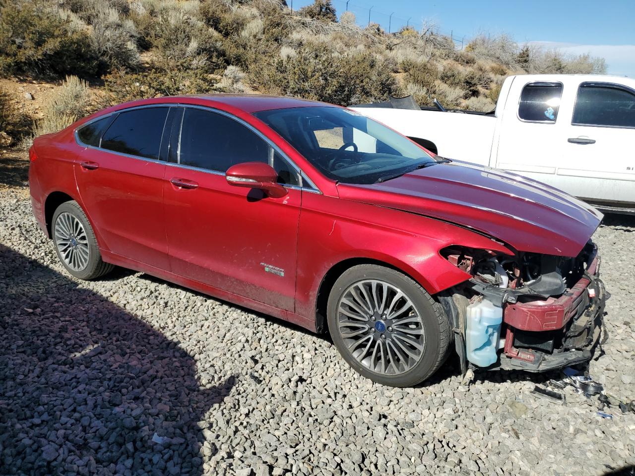 2018 Ford Fusion VIN 3FA6P0SU5JR131194 Copart auction photo, front end damage thumbnail 4