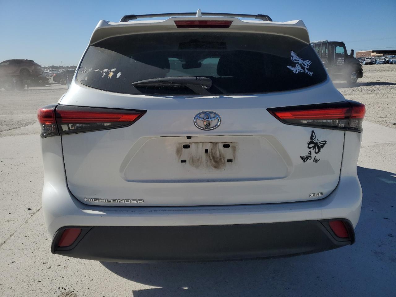 2020 Toyota Highlander VIN 5TDGZRAHXLS508216 Copart auction photo, side damage thumbnail 6
