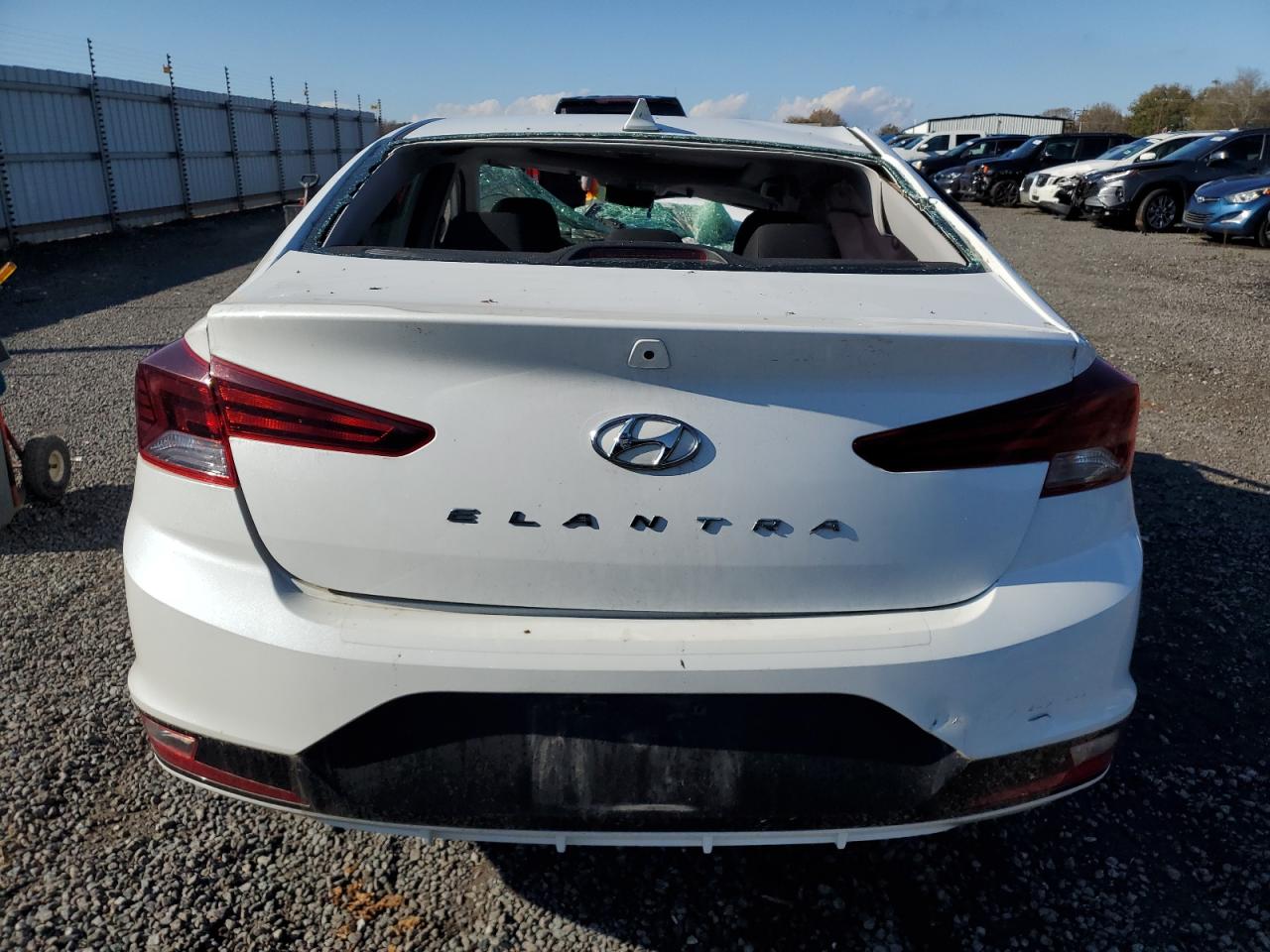 2020 Hyundai Elantra VIN 5NPD84LF9LH605126 Copart auction photo, all over damage thumbnail 6