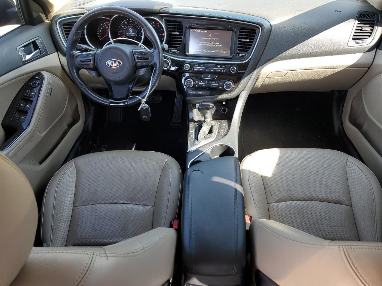 2014 KIA Optima VIN 5XXGN4A71EG340072 Copart auction photo, mechanical / minor dent/scratches damage thumbnail 8