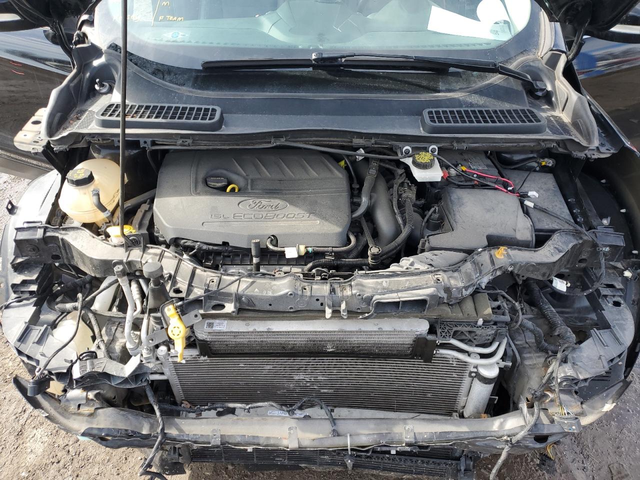 2017 Ford Escape VIN 1FMCU0JD5HUD75210 Copart auction photo, front end damage thumbnail 12