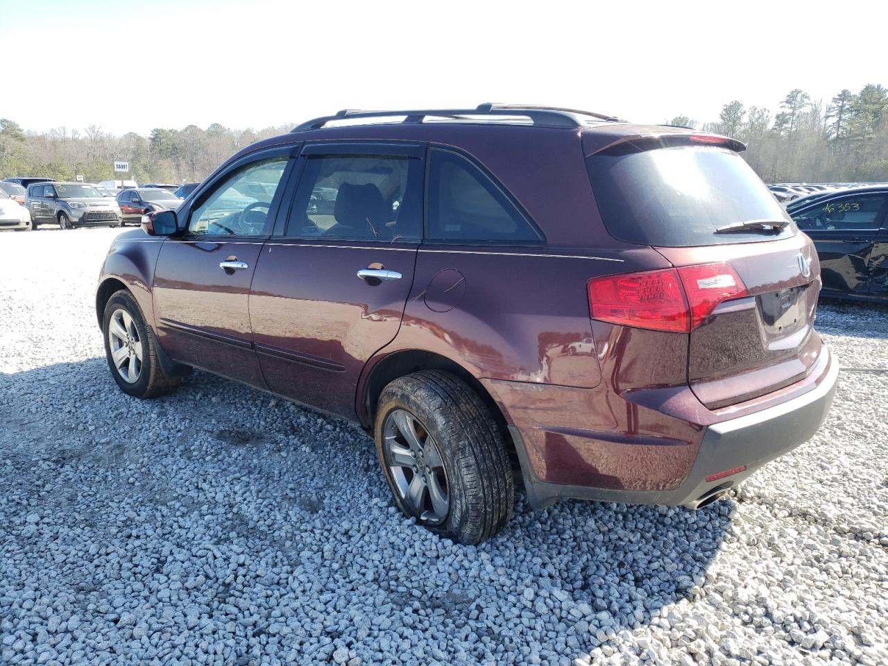 2007 Acura MDX VIN 2HNYD28847H524135 Copart auction photo, undercarriage / minor dent/scratches damage thumbnail 2