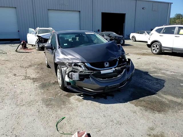 2014 Honda Civic VIN 2HGFB2F55EH535932 Copart auction photo, rear end / front end damage thumbnail 14