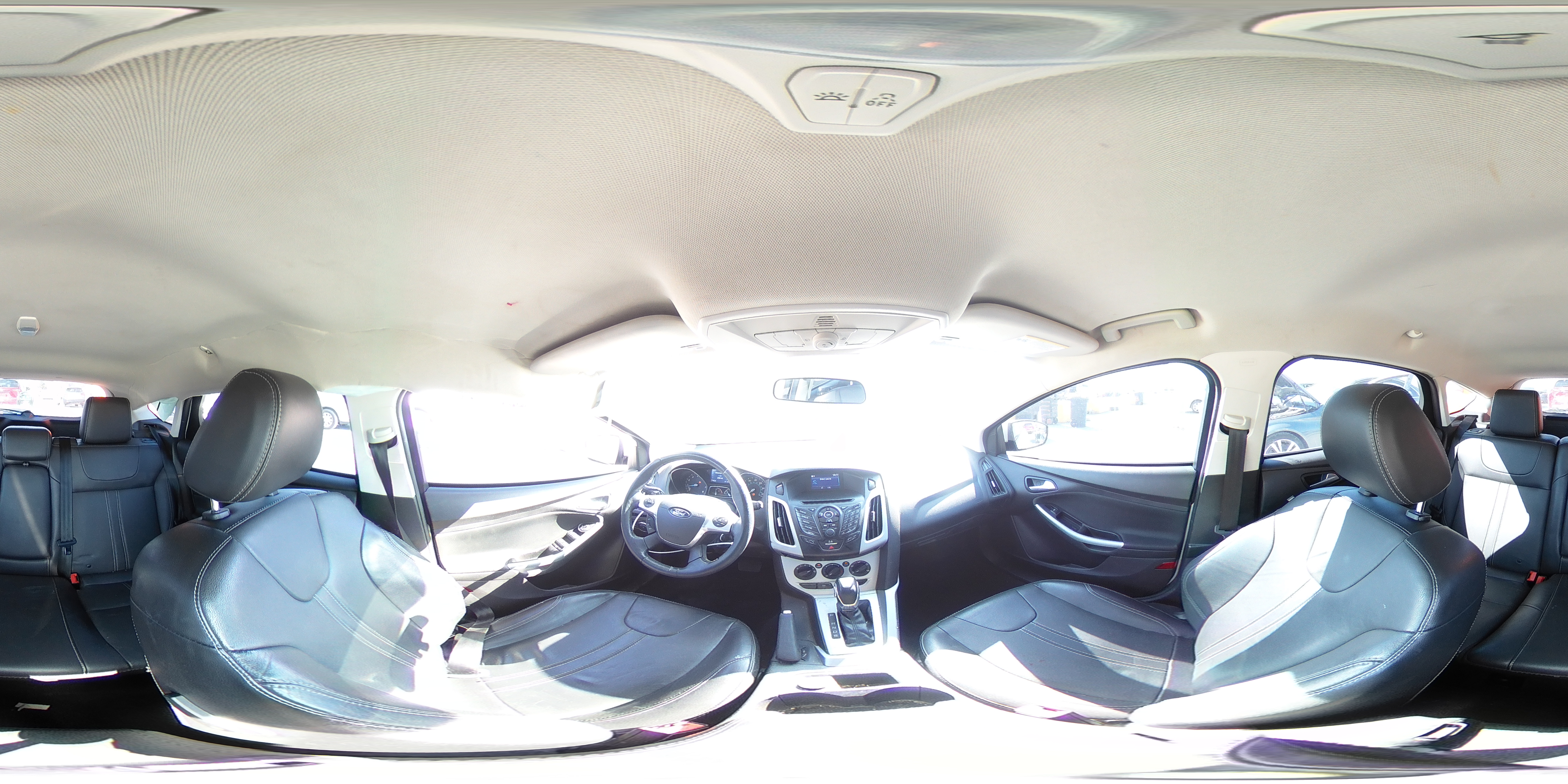 2014 Ford Focus VIN 1FADP3K24EL268641 Copart auction photo, rear end / undercarriage damage thumbnail 13