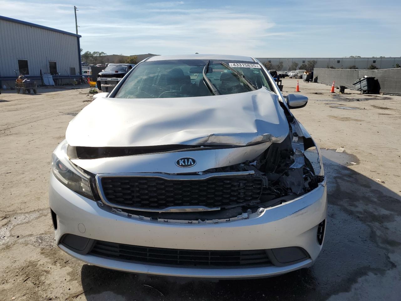 2017 KIA Forte VIN 3KPFL4A71HE017784 Copart auction photo, front end damage thumbnail 5