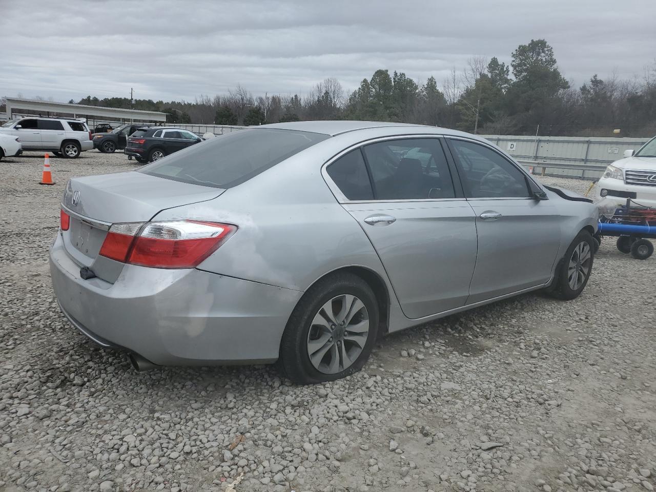 2014 Honda Accord VIN 1HGCR2F38EA083373 Copart auction photo, front end / side damage thumbnail 3